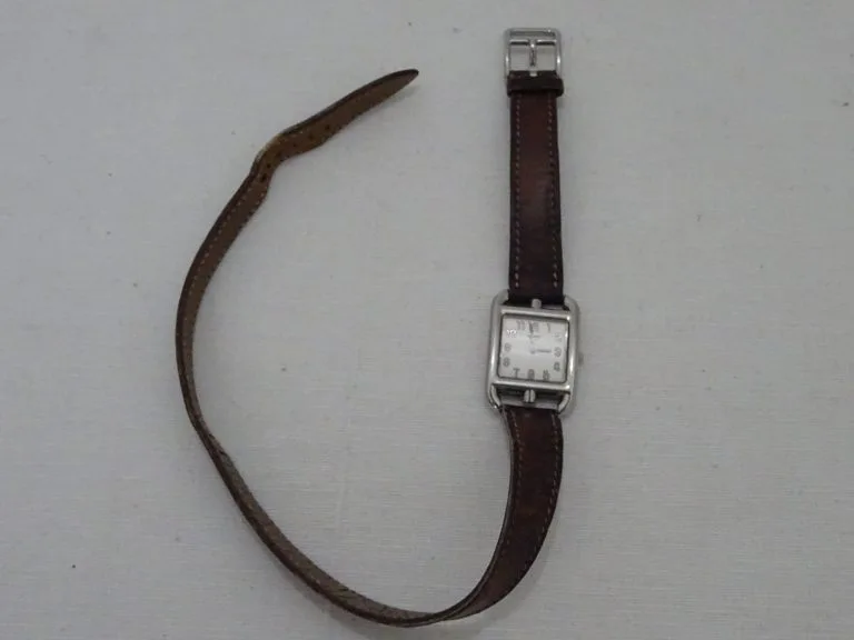 エルメス / 腕時計 修理事例】腕時計ベルトの黒ずみ ベルト交換修理の